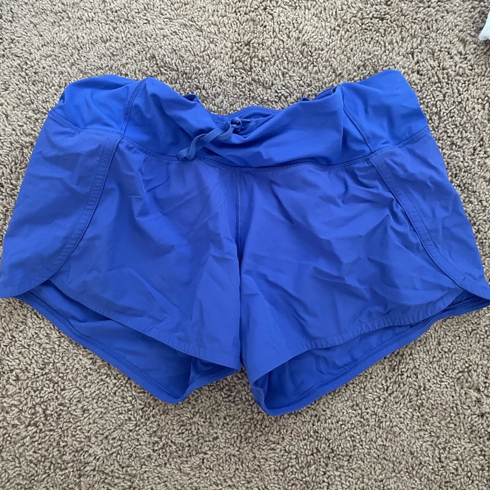 Blue Lululemon 4” Shorts